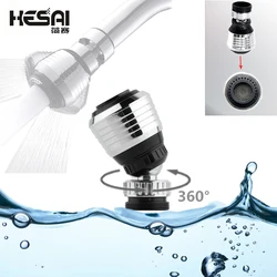 Universal 360 Plastic Faucet Nozzle Rotating Kitchen Faucet Shower Head Filter Economizer Water Tap