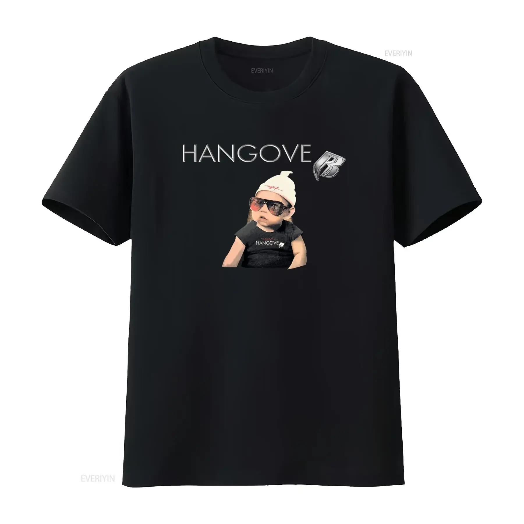 Vintage Hangover Movie Promo Black T Shirt for Men Size Xl Crew Neck with Ruff Ryders Dmx Design vintage Washed