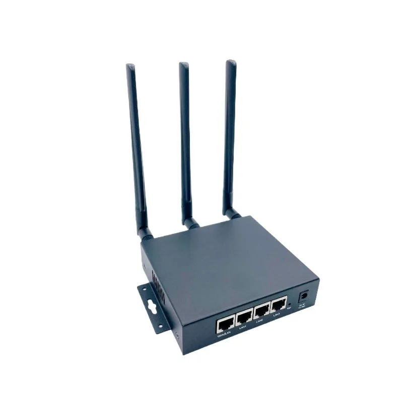 Industrial car 4G wireless router 300M wide voltage 7-35V lightning protection design 3 antenna wifi automatic reconnection
