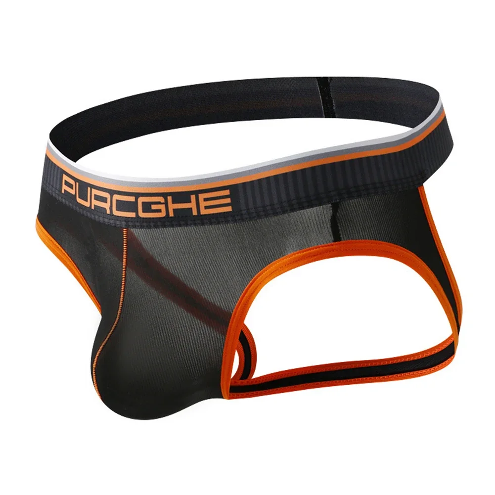 Mens Sexy Underwear Jock Stretch Strap Jockstraps Gays Sissy Bulge Pouch Breathable Underpants Low Waist Panties Male Lingerie
