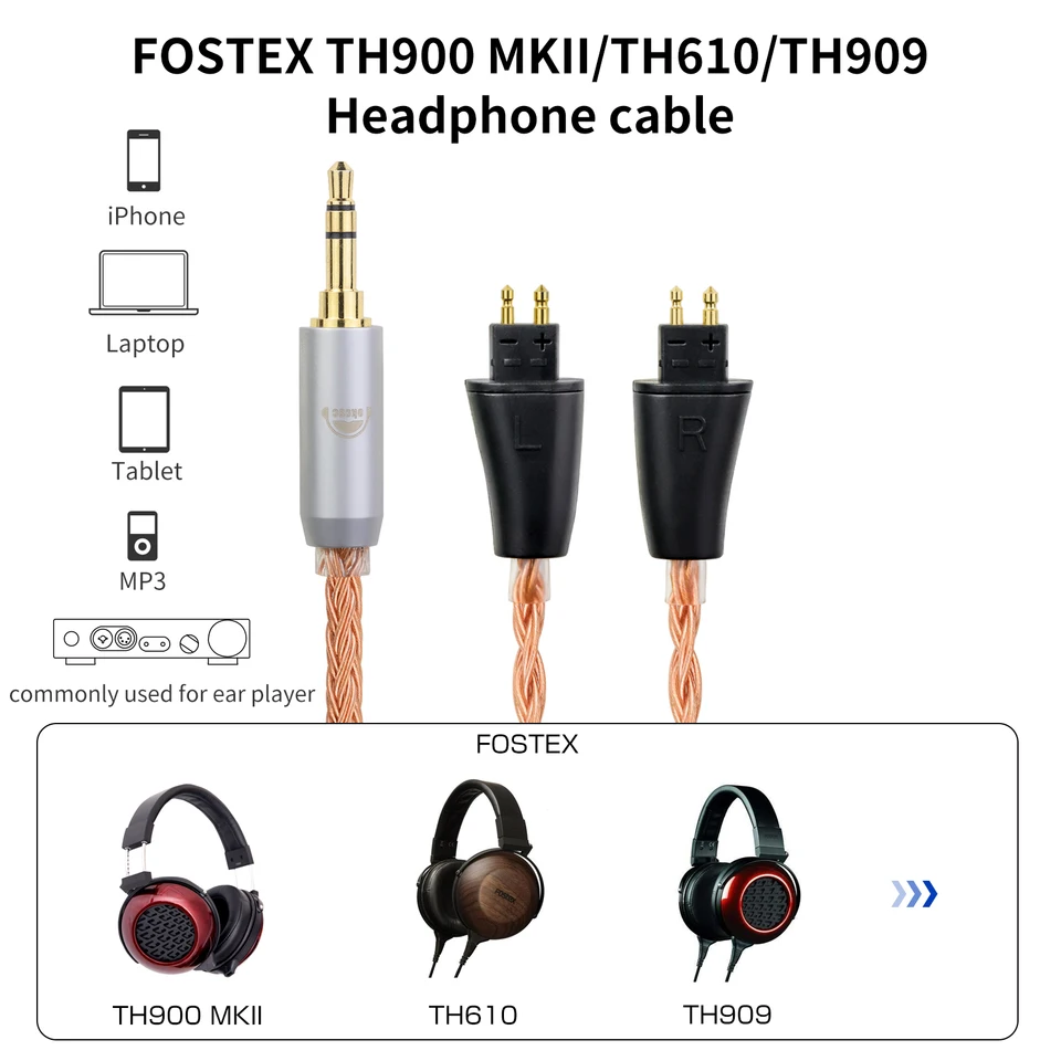Okcsc-foo stex th900mkii th610 th909、2.5mm、3.5mm、4.4mm、6.35mm
