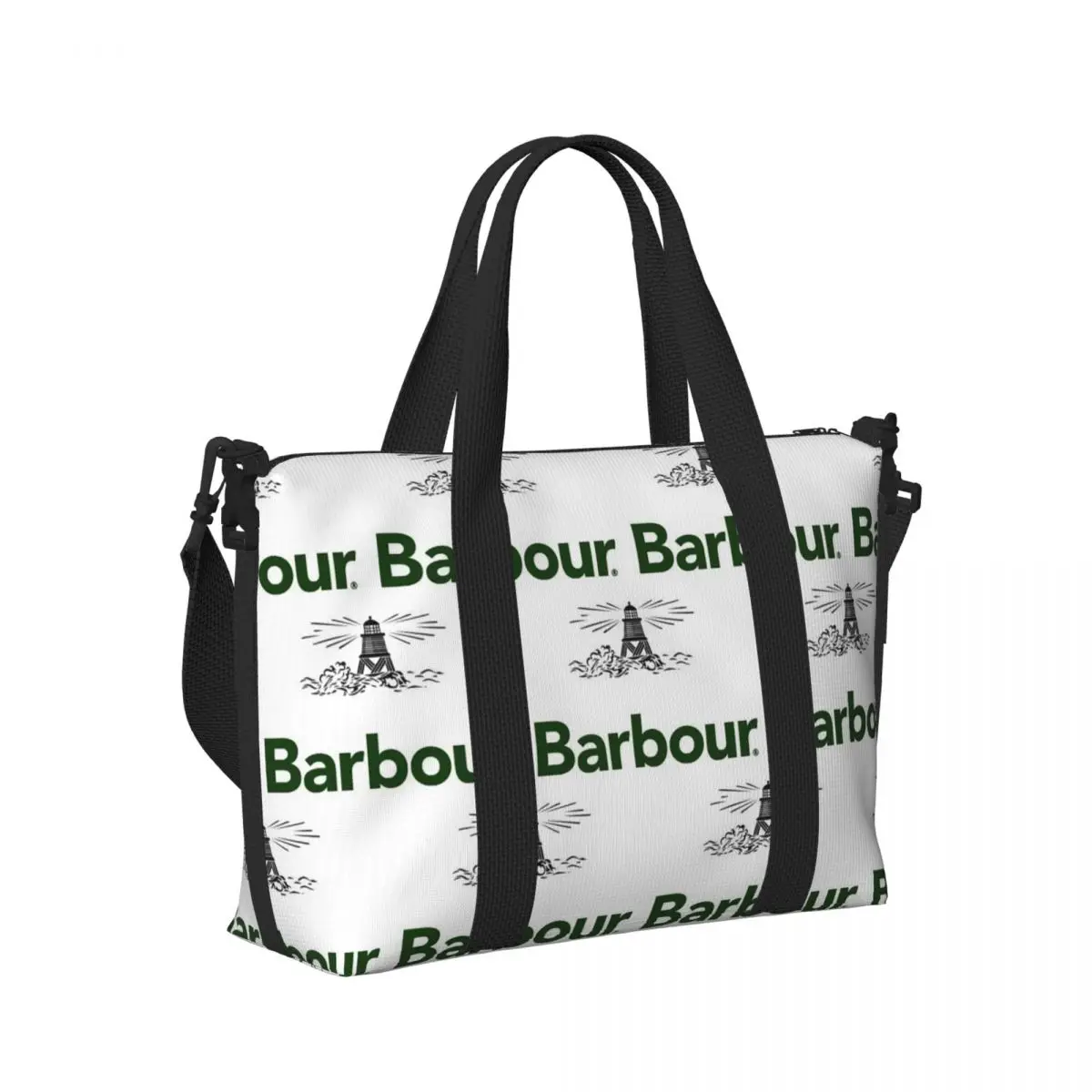 

Barbour Beach Travel Bag Large Capacity Tote Bags for Gym Yoga Women Shopping Duffle Shoulder Bag