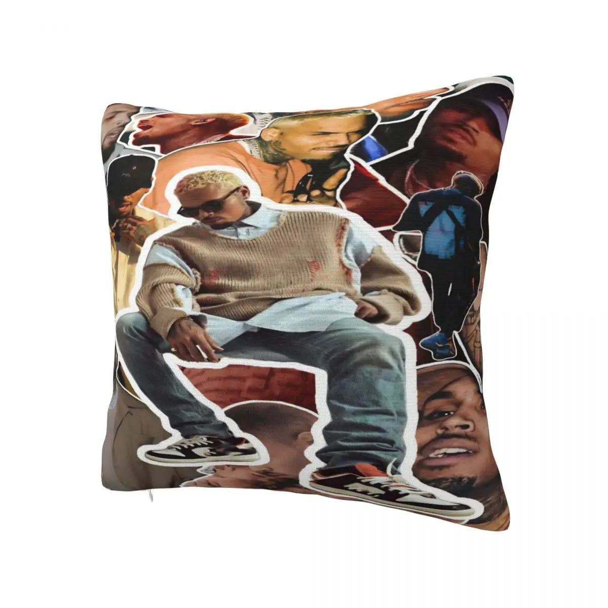 Chris Brown Breezy Bowl XX Tour  Pillow Cover Polyester Pillow Case Cushion Cover Pillowcases For Chair Home Decoration