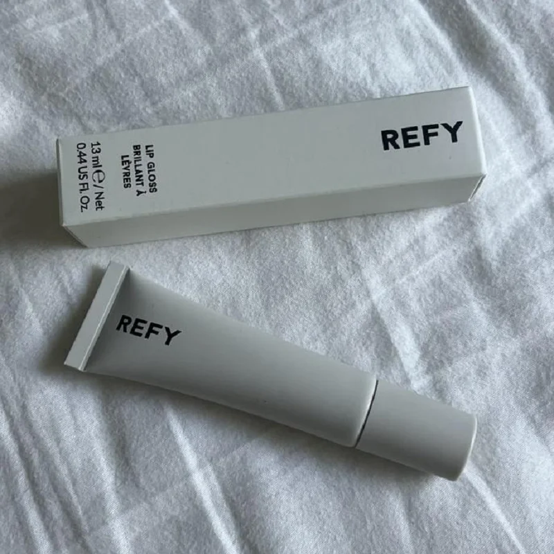 13ml REFY Lip Gloss with Hyaluronic Acid High-shine, Nonstick, Long-lasting Moisturizing Non-Sticky Lip Gloss Smooths Lips Makeu