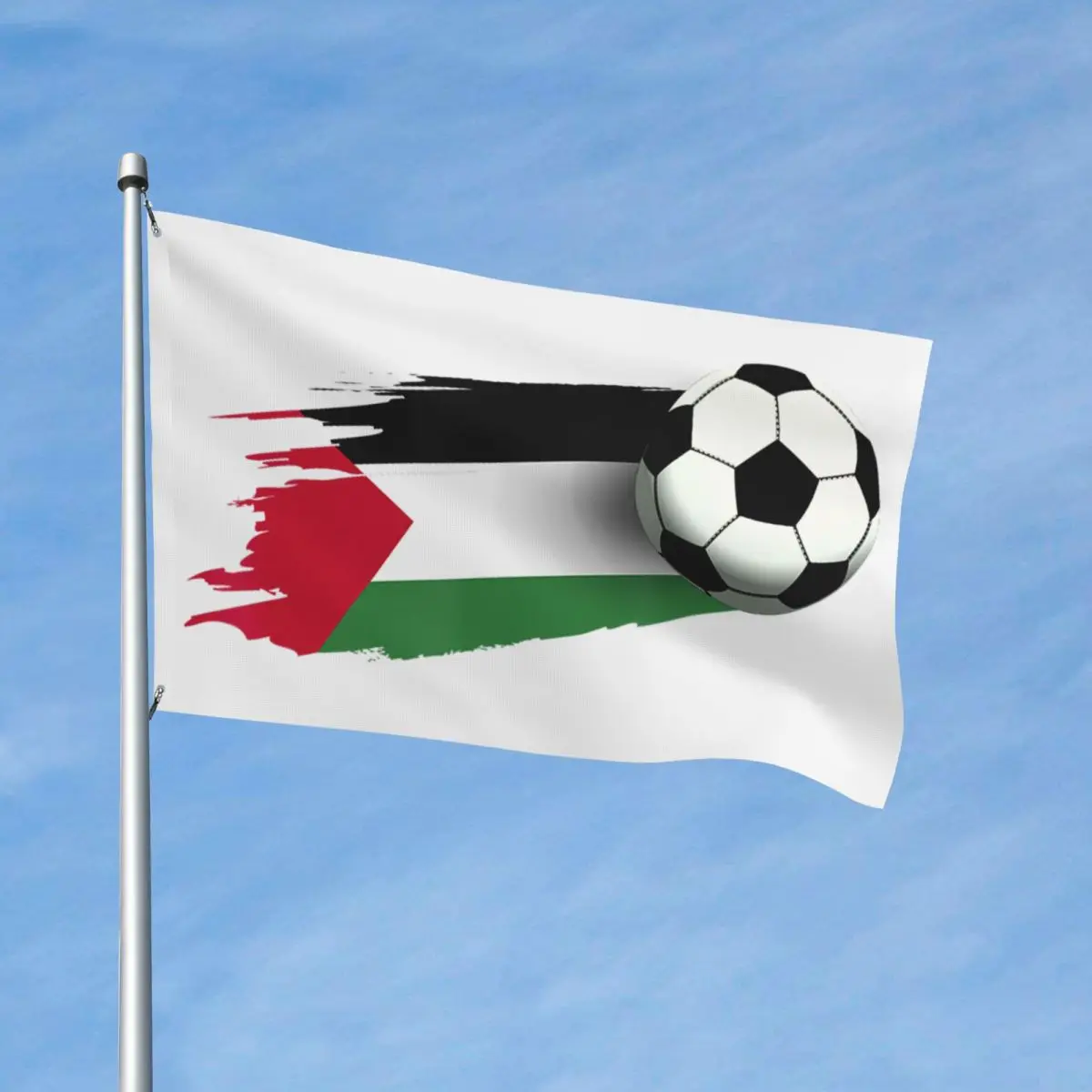 90X150cm Palestinian Flag Flag Hanging Polyeste Banner Quality Custom Flags For Celebration Home Decoration