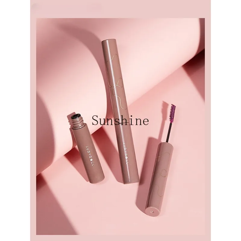 오렌지 플라워 스틱, 날씬한 컬링 컬러 마스카라, 다크 브라운 얼룩 없음