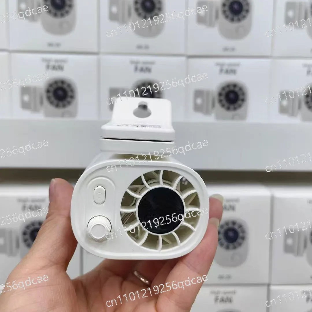 High-speed violent small fan, outdoor umbrella fan, outdoor fan speed regulation, 100 stops, waist hanging desktop clip