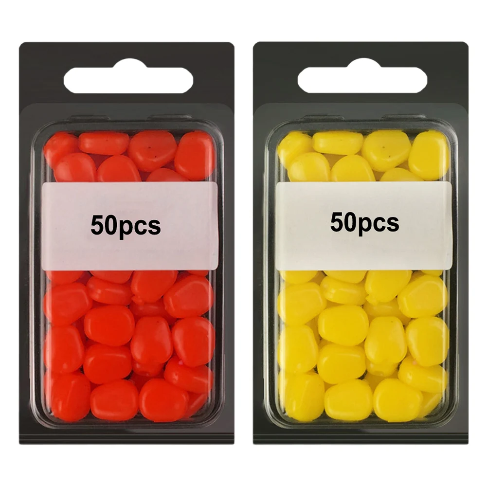 50 Szt Kukurydza Zapach Karpia Przynęta Wędkarska Silikonowa Miękka Plastikowa Przynęta Pływające Przynęty Chiny Akcesoria Ryby Sztuczny Zestaw Staw