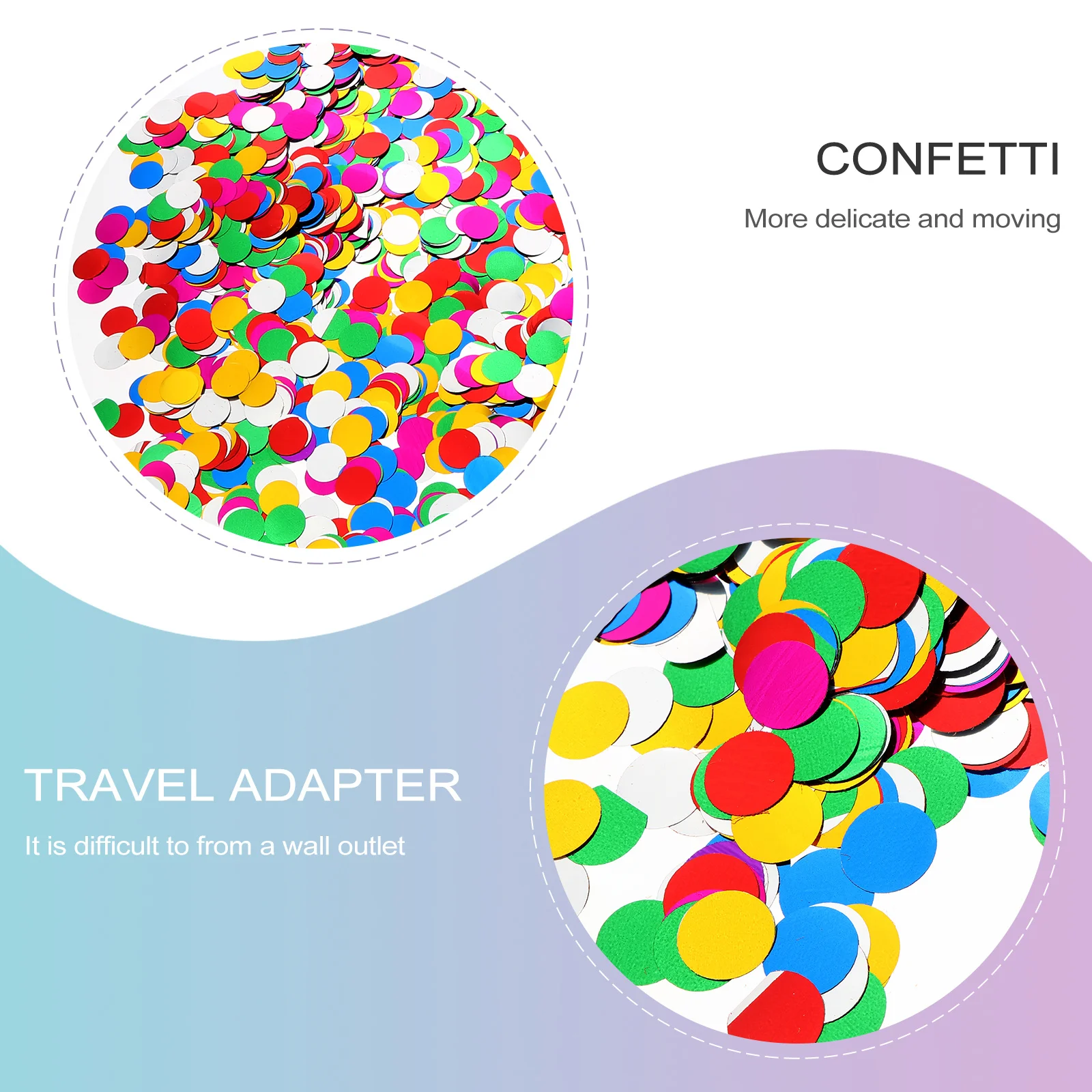 

5000Pcs Multicolor Round Sequin Glitter Confetti Party Decor Balloon Filling Colorful Celebration Wedding Birthday Shower