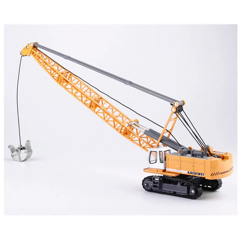 1:87 KDW Alloy Diecast Tower cable truck digger truck  Model Toy Vehicle For Kids Toys Gift Decoration Collection