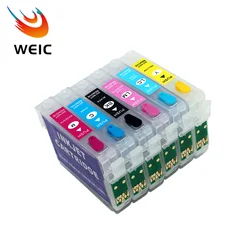 T0771-T0776 T0781-T0786 Refillable Ink Cartridge for Epson Stylus Photo R260 R380 R280 RX580 RX680 RX595 Artisan 50 Printer