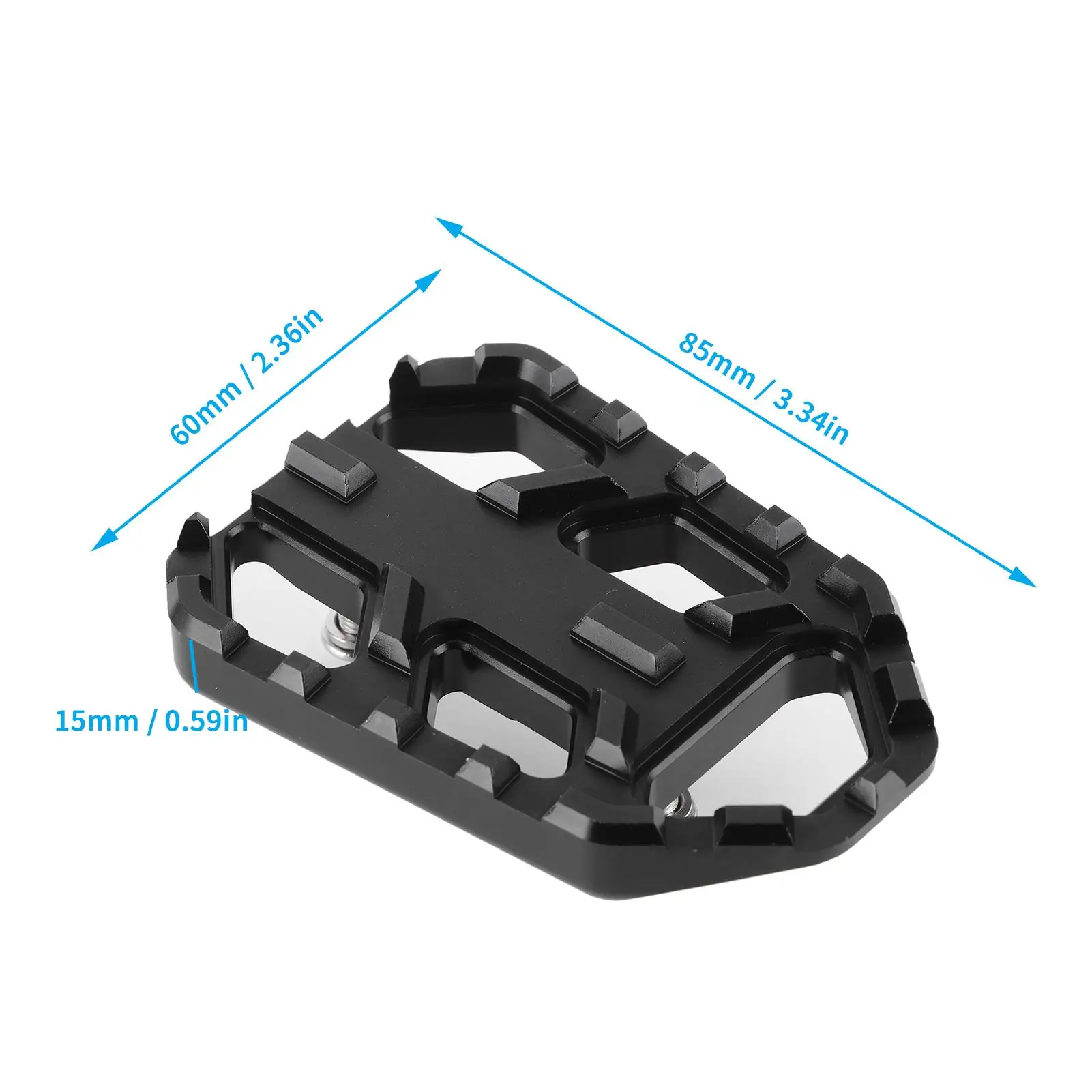 مسند قدم واسع للدراجة النارية بدواسات من سبائك الألومنيوم باستخدام الحاسب الآلي مناسبة لـ dl650 DL1000 VSTROM 650XT/1000XT
