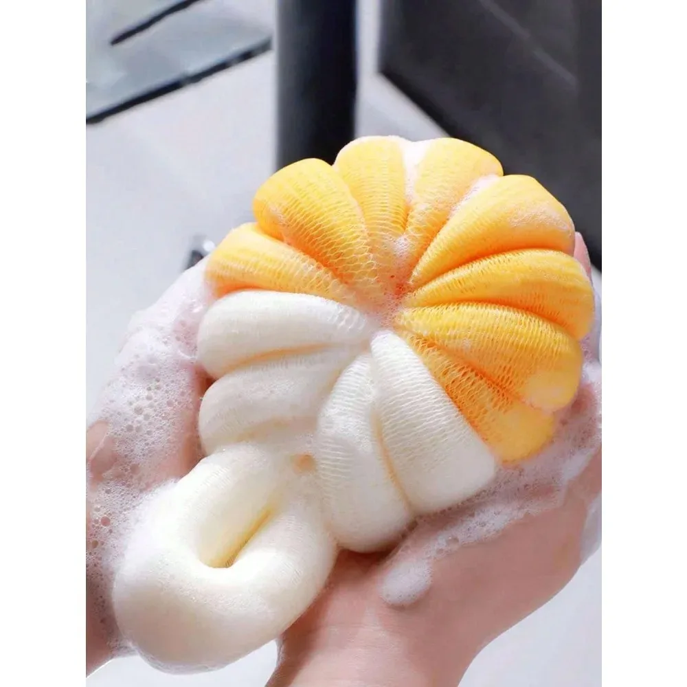 Bathing Flower Ball Rubbing The Bath Won't Disperse Bath Sponge Cute Big Size Bath Puff Rubbing The Back To Create Bubbles