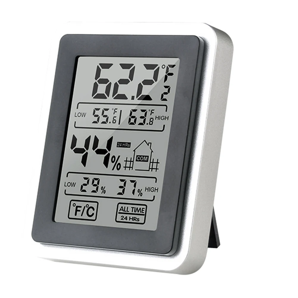 

LCD Digital Thermometer Hygrometer Temperature Indoor Convenient Temperature Sensor Humidity Meter Gauge Instruments