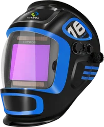 HZXVOGEN Solar Powered Auto Darkening Welding Helmet, grande tela de visualização, 4 ARC Sensor, sombra larga para máscara de soldador TIG MIG