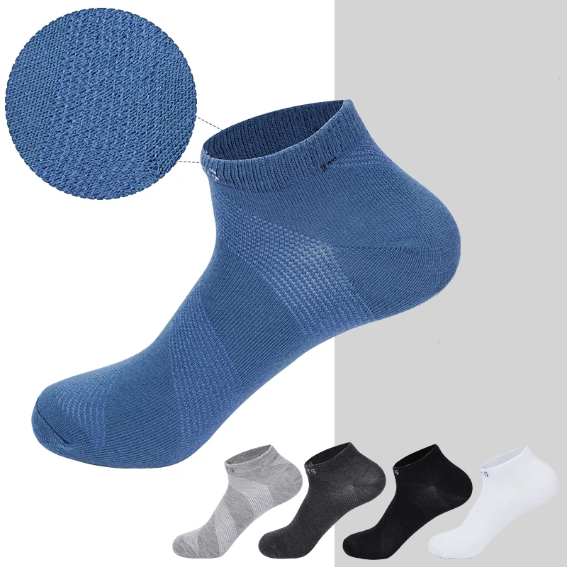 4 Pairs/Lot High Quality Men's Cotton Socks Summer Sports Soft Breathable Ankle Fashion Funny Casual Sokken New Style 2023