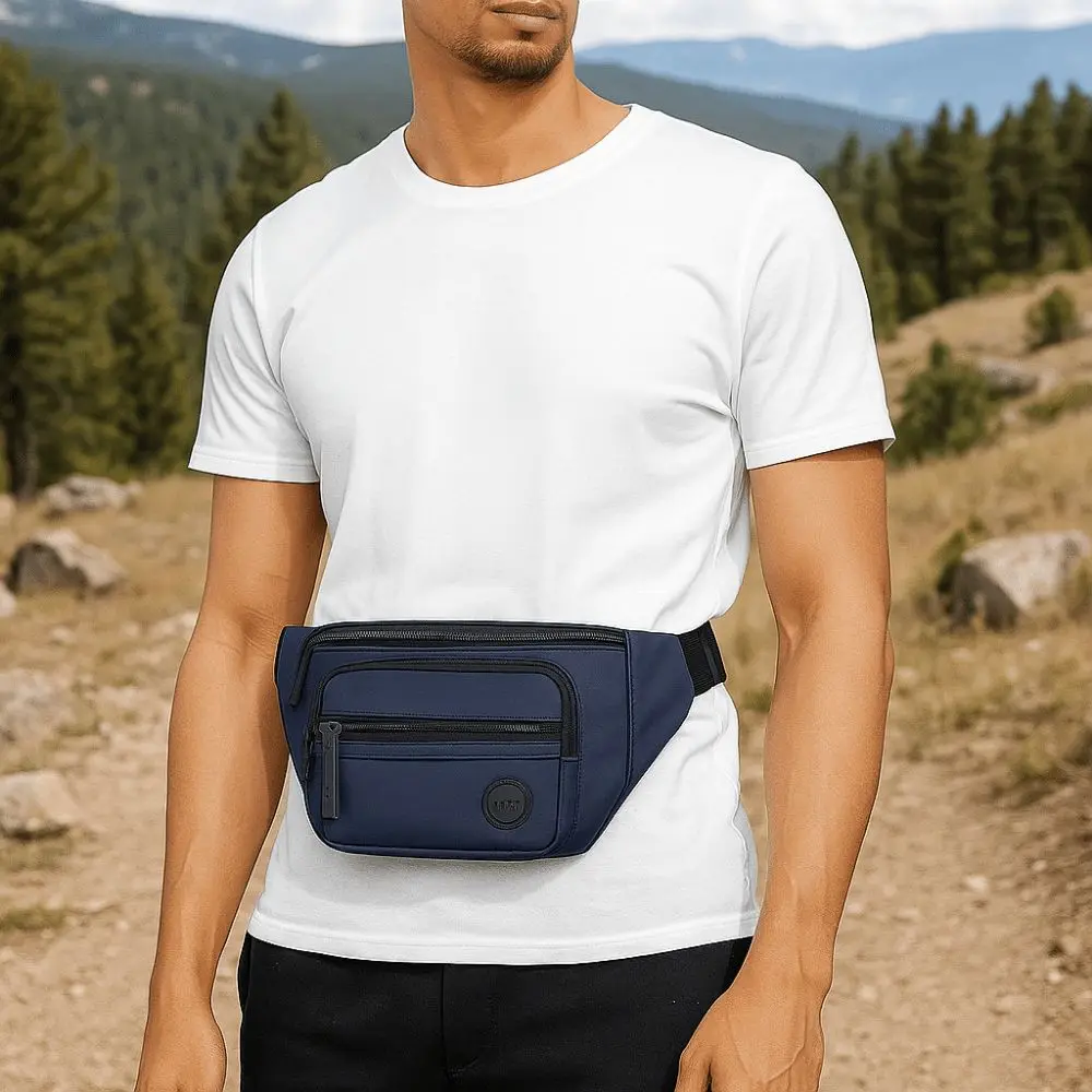 

Nylon Convertible Waist Pack Large Capacity Waterproof Single Shoulder Bag Wear Resistant Multi-pocket Outdoor Sports Bag Climb