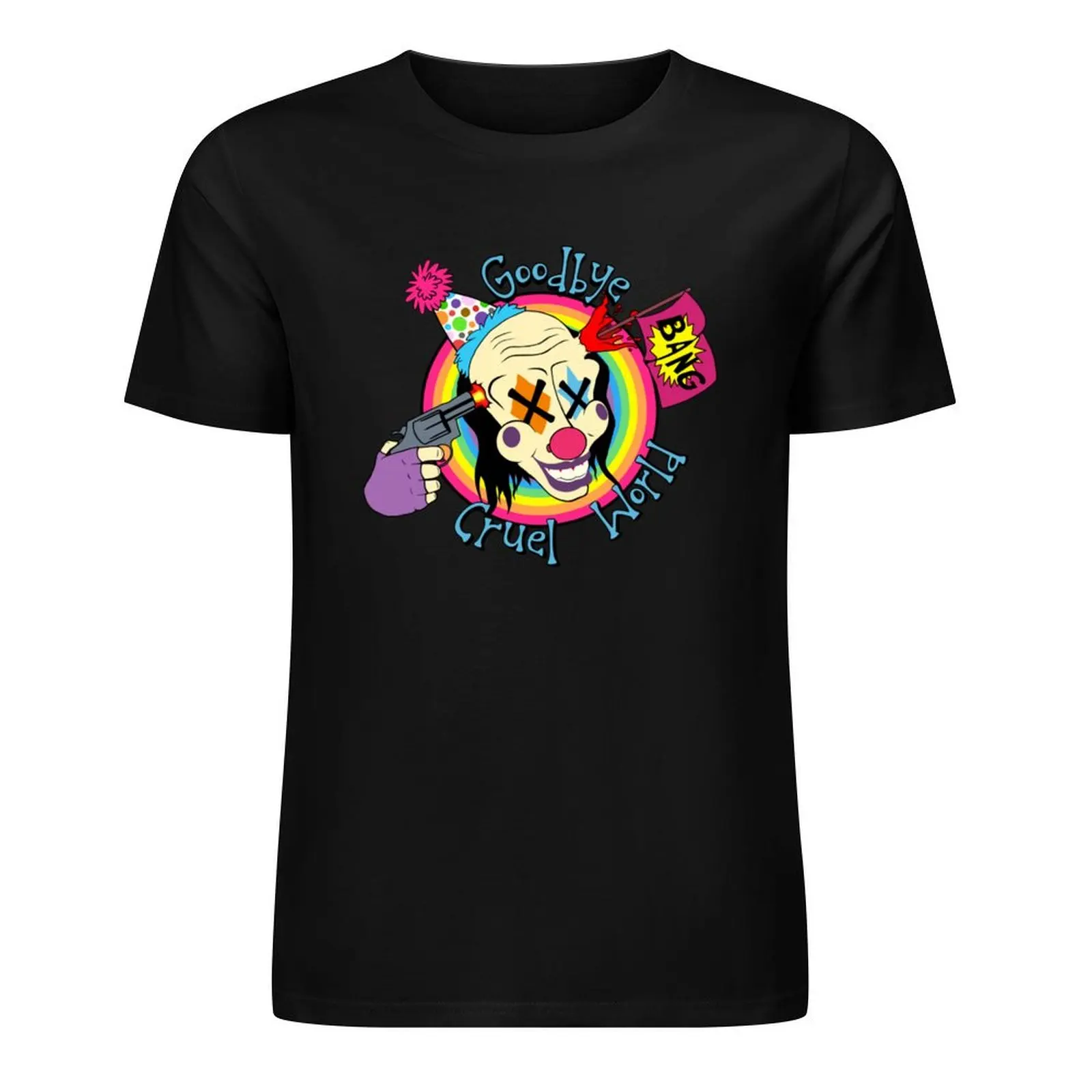 Goodbye Cruel World T-Shirt cute clothes man clothes kawaii clothes men t shirts high quality