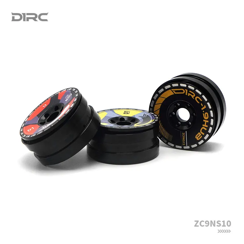 D1rc 1.9-Inch Metalen Wielnaaf Simulatie Klimmen Auto Band Wiel Voor Rc Crawler Auto Trx4 Scx10 Zc9ns10 90046 Rc4wd D90 D110