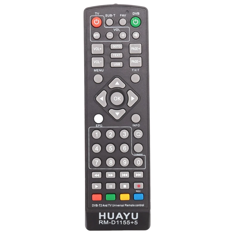 HUAYU Universal Tv Remote Control Controller Dvb-T2 Remote Rm-D1155 Sat Satellite Television Receiver