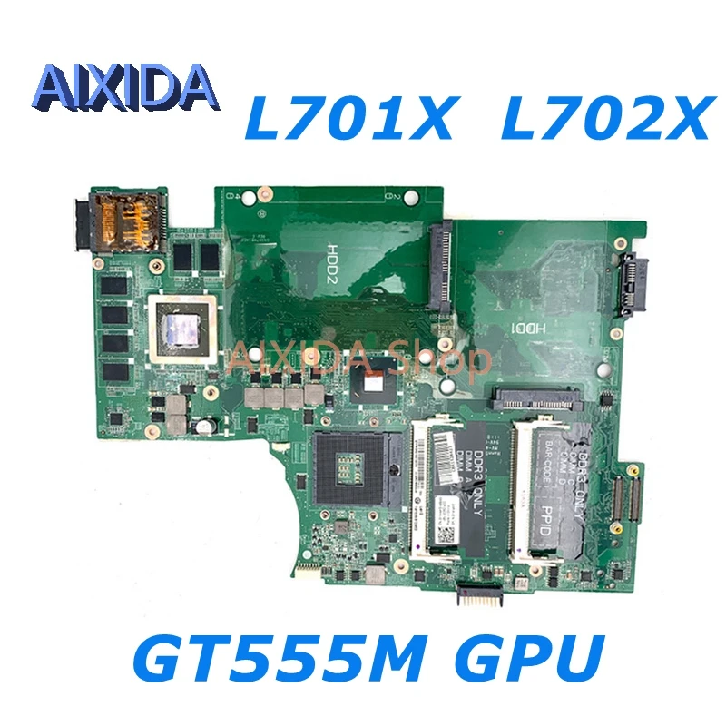 

AIXIDA DAGM7MB1AE1 CN-0YW4W5 0YW4W5 YW4W5 Main board For Dell XPS L701X L702X Laptop Motherboard HM67 GT555M GPU full tested