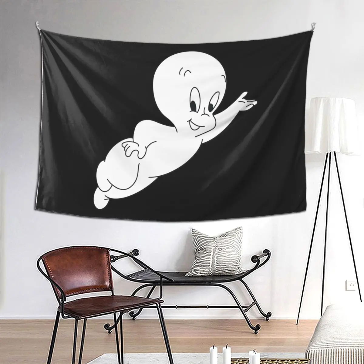 

Casper The Friendly Ghost 90-х гобелен забавный настенный эстетический домашний декор гобелены для гостиной спальни комната в общежитии