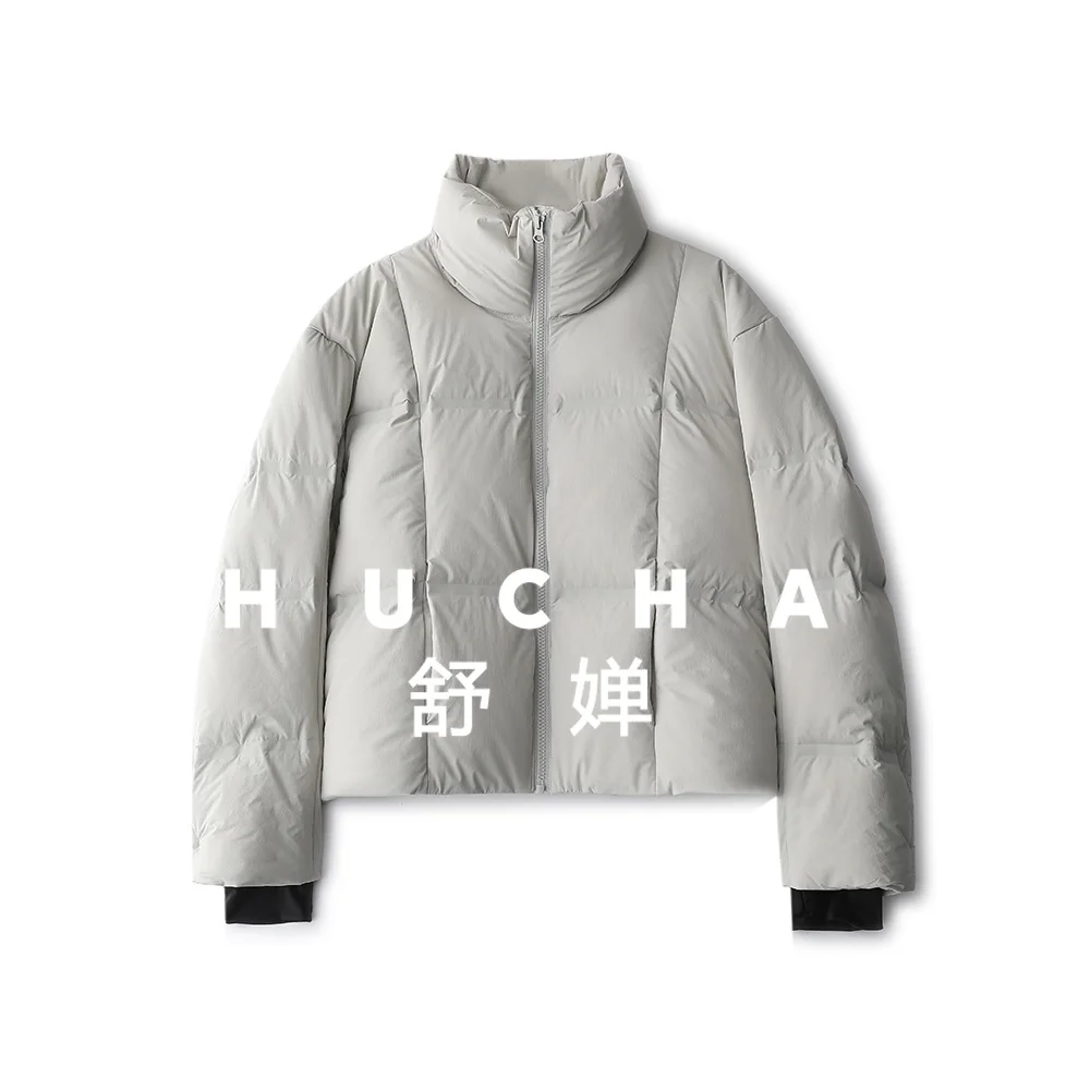 Короткая женская зимняя куртка