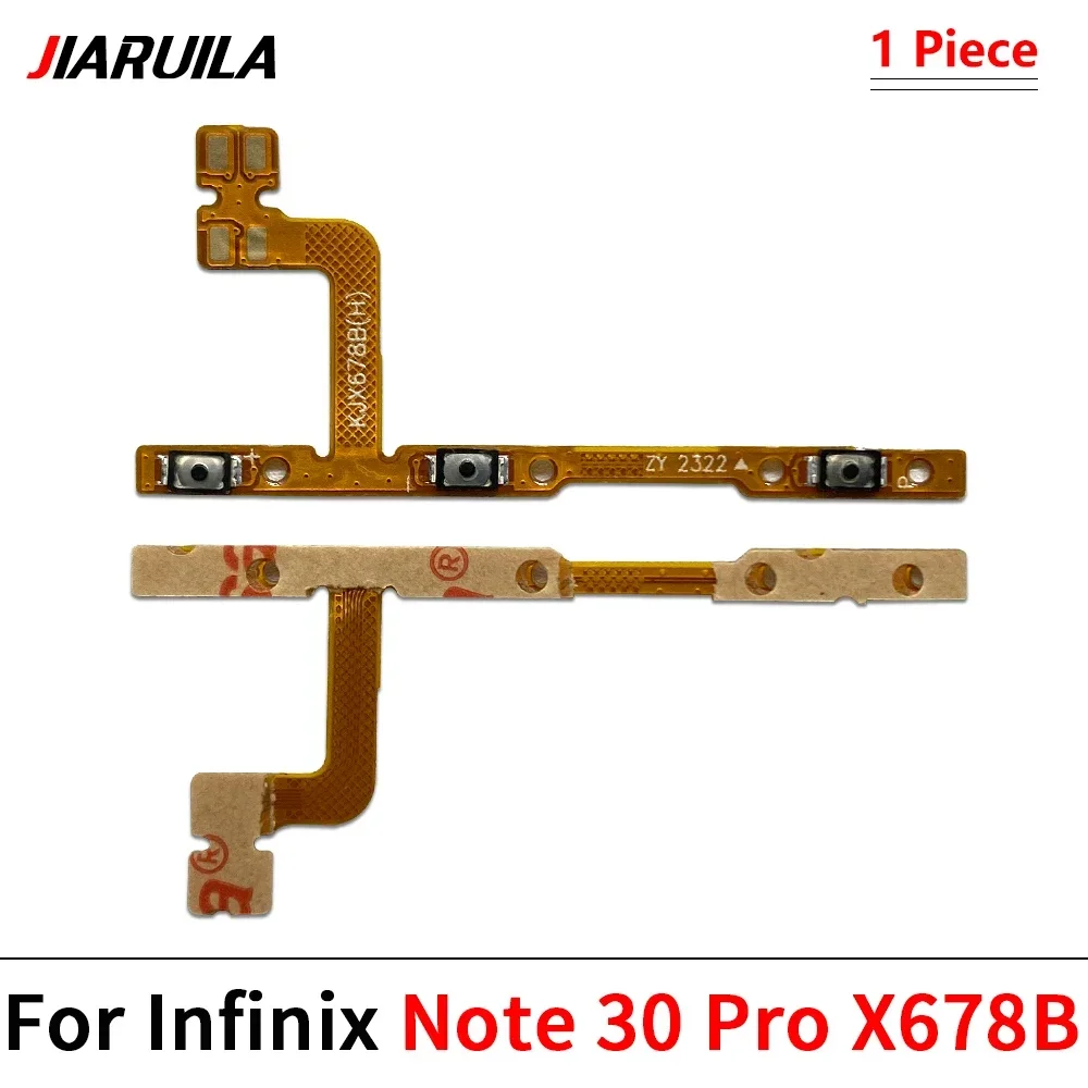 Kabel Flex Internal tombol Volume daya On Off baru untuk Infinix Hot 20S 30 Play NFC Note 30 Smark Go Camon 15 20 Pro Pop 4