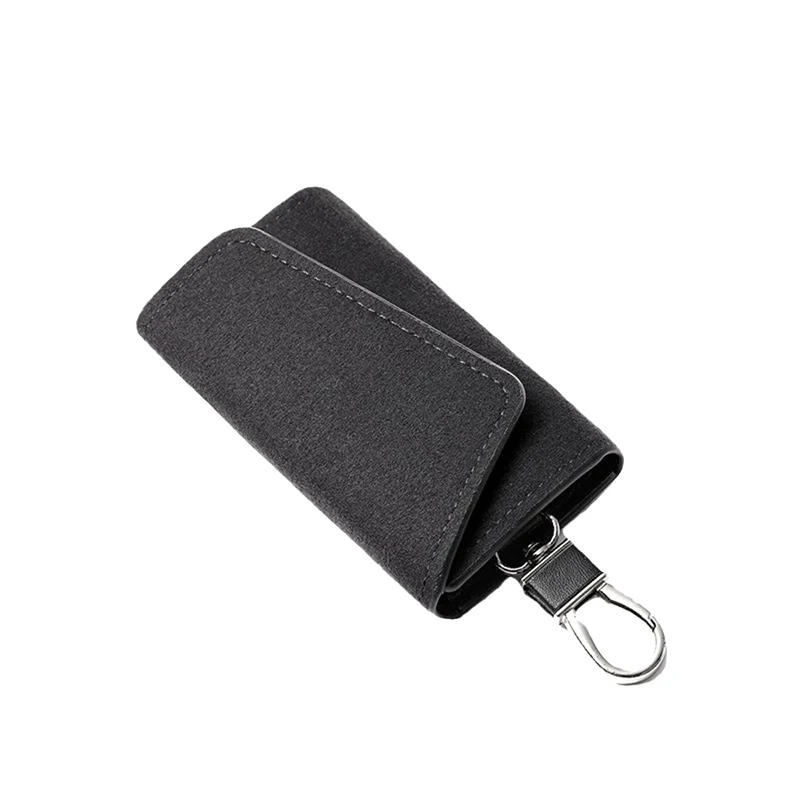 1 Stück Leder-Schlüsselanhänger, Tasche für Herren und Damen, Schlüsselhalter, Organizer, Schlüsseltasche für das Auto, einfache Schlüsselhülle, Geschenk, Mini-Kartenetui – Detail 5