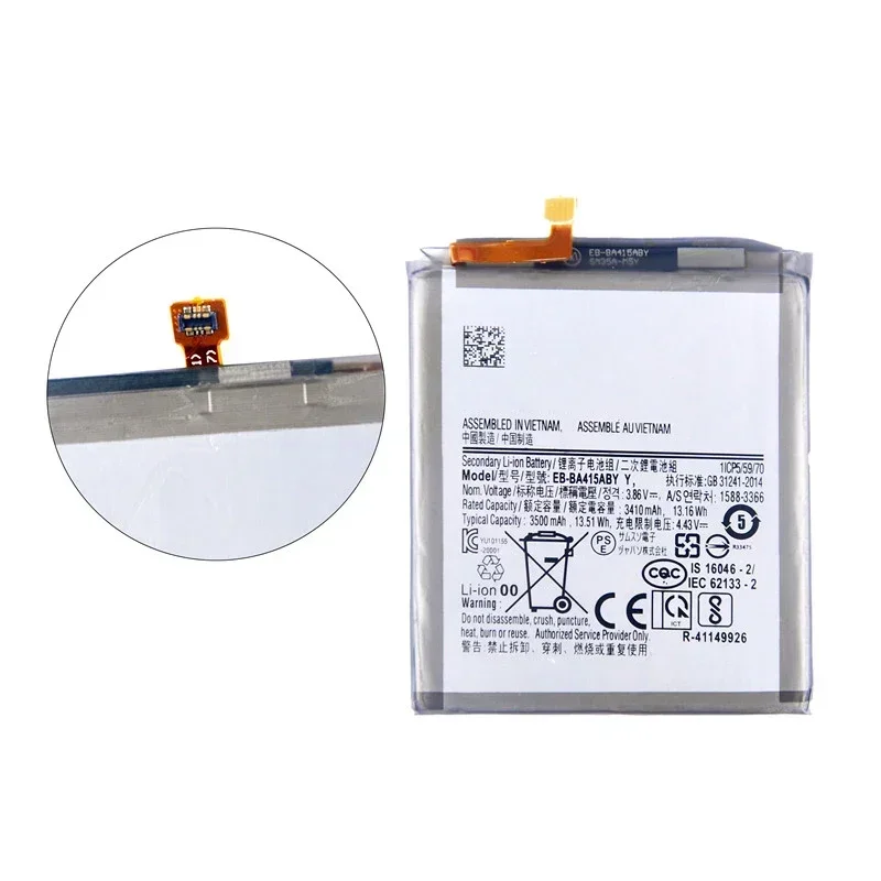 Brand New EB-BA415ABY 3500mAh Replacement Battery For Samsung Galaxy  A41 A415  A415F Mobile Phone Batteries +Tools