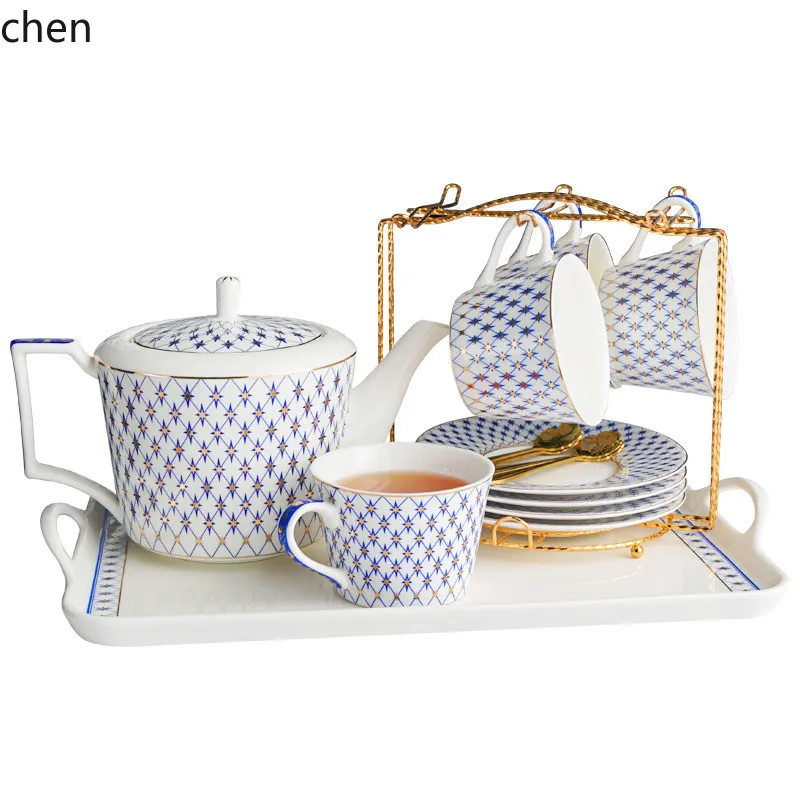 Fotografia 6: Conjunto de xícaras e pires de café premium Zml para chá da tarde, conjunto de xícaras de café de cerâmica.