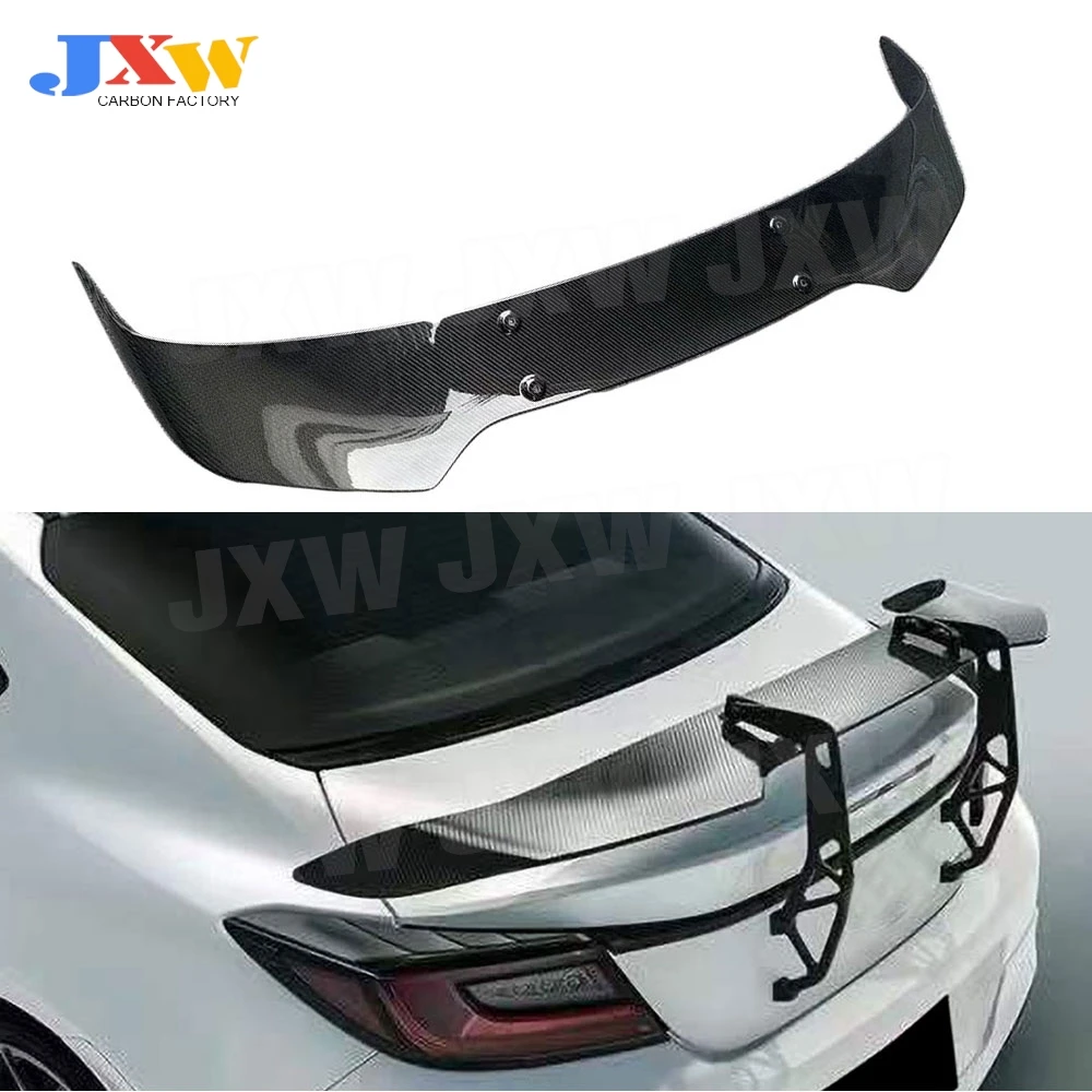 

Carbon Fiber for Toyota GR86 Subaru BRZ 2022 2023 Rear Boot Spoiler Bracket Spoiler Wing T Style FRP Body Kits Car Accessories