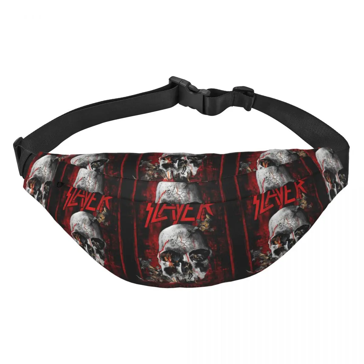 Custom Slayers Thrash Metal Band marsupio Sling Crossbody marsupio uomo donna Running Phone Money Pouch