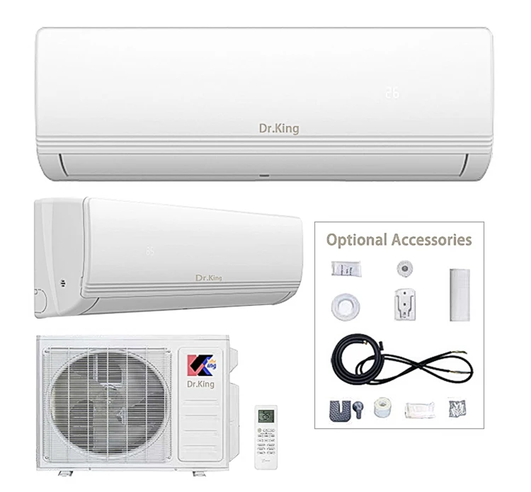 High Quality Small Split Air Conditioner 7000-9000-12000-24000Btu Wall Mounted AC Inverter for Home Cheap Price