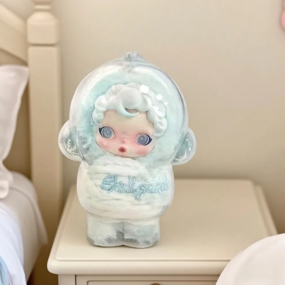 Funda protectora para calavera y Panda, caja organizadora portátil transparente para Skullpanda, bolsa de exhibición para muñecos de peluche, regalo de cumpleaños