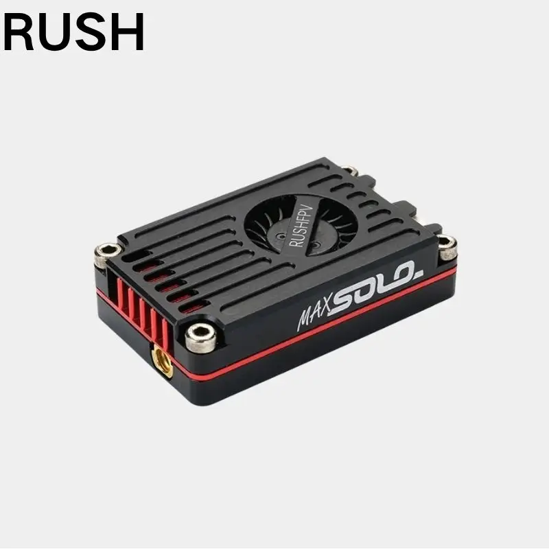 

RUSH TANK MAX SOLO VTX 2,5 Вт Высокомощный видеопередатчик 48 каналов с корпусом с ЧПУ для FPV дрона дальнего действия
