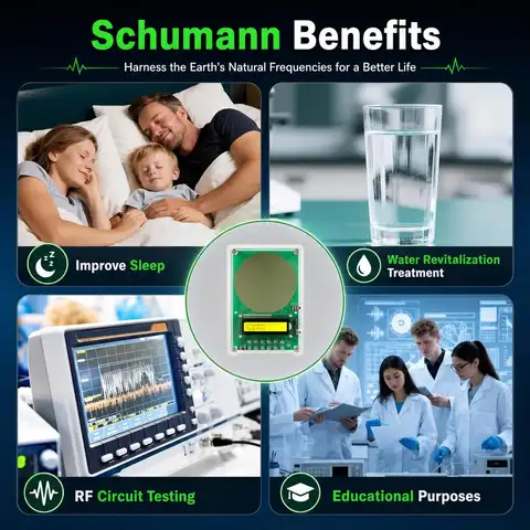 7.83HZ Schumann Wave Generator Adjustable Frequency 0.01Hz~100000Hz  Sine Wave Signal Generator Micro USB Interface DC 5V