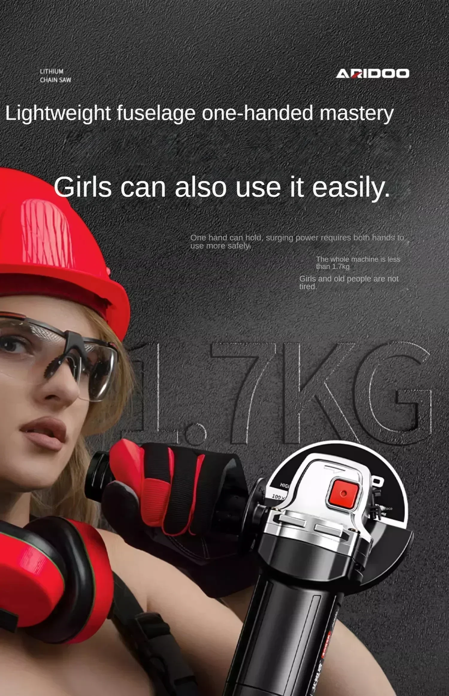 Moedor angular portátil 220V com rebolo e almofada de polimento para corte e moagem de metal