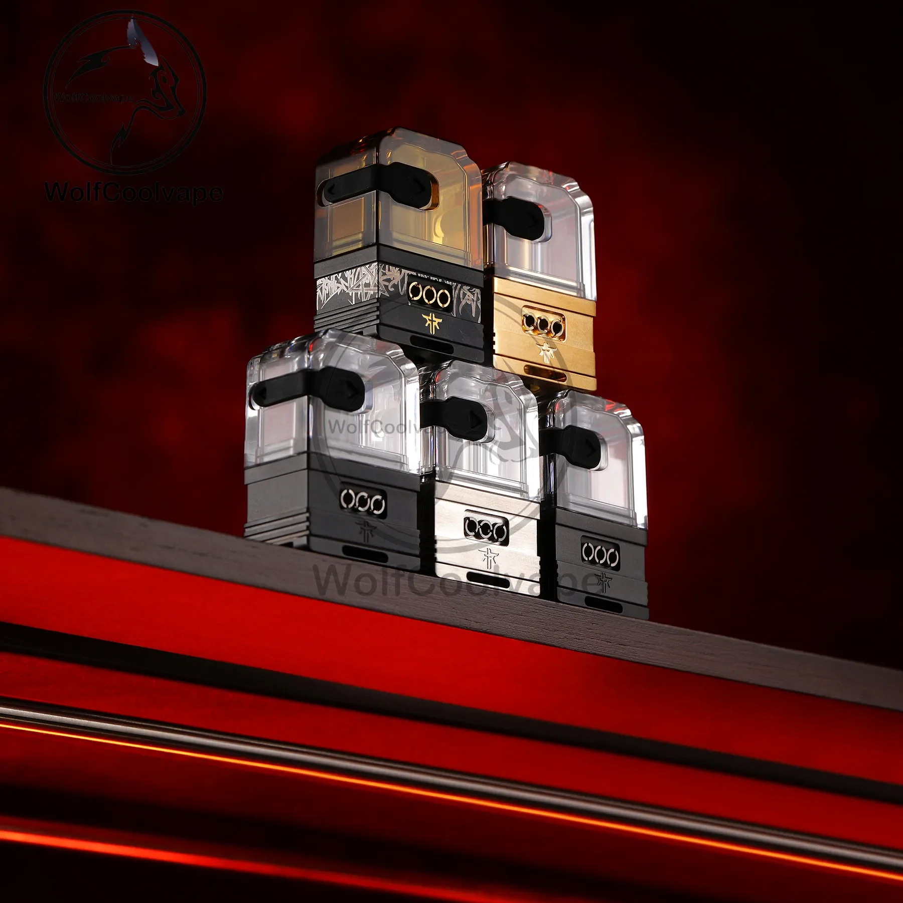 Wolfcoolvape 6 مللي Requiem Boro RBA Thunder Cloud X Tank El Mono Vapeador رذاذ فضي مع دبابيس هوائية 1.0 مم إلى 4.0 مم للتعديلات #2