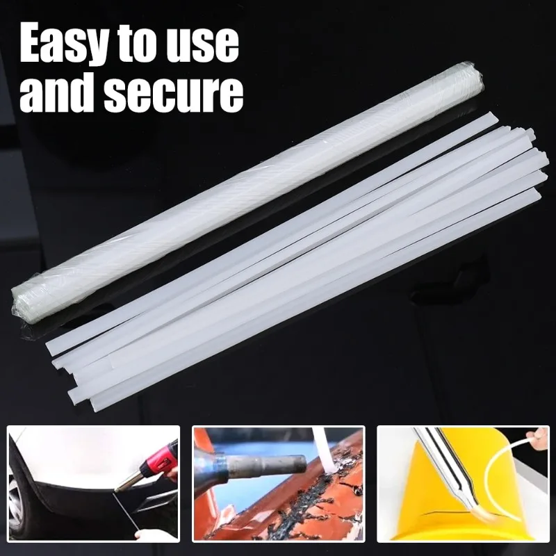 10/50PCS Plastic Welding Rods PP Repairing Car Bumpers Welding Sticks Welder Gun Electrodes Sticks Soldering Accessories 20CM