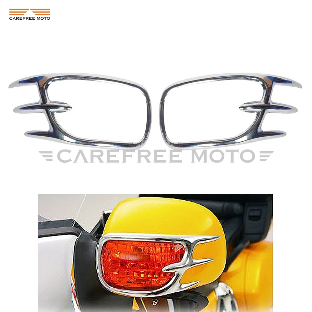 

Хромированный мотоциклетный указатель поворота, декоративная накладка для Honda GL1800 GOLDWING GL 1800 2001-2011