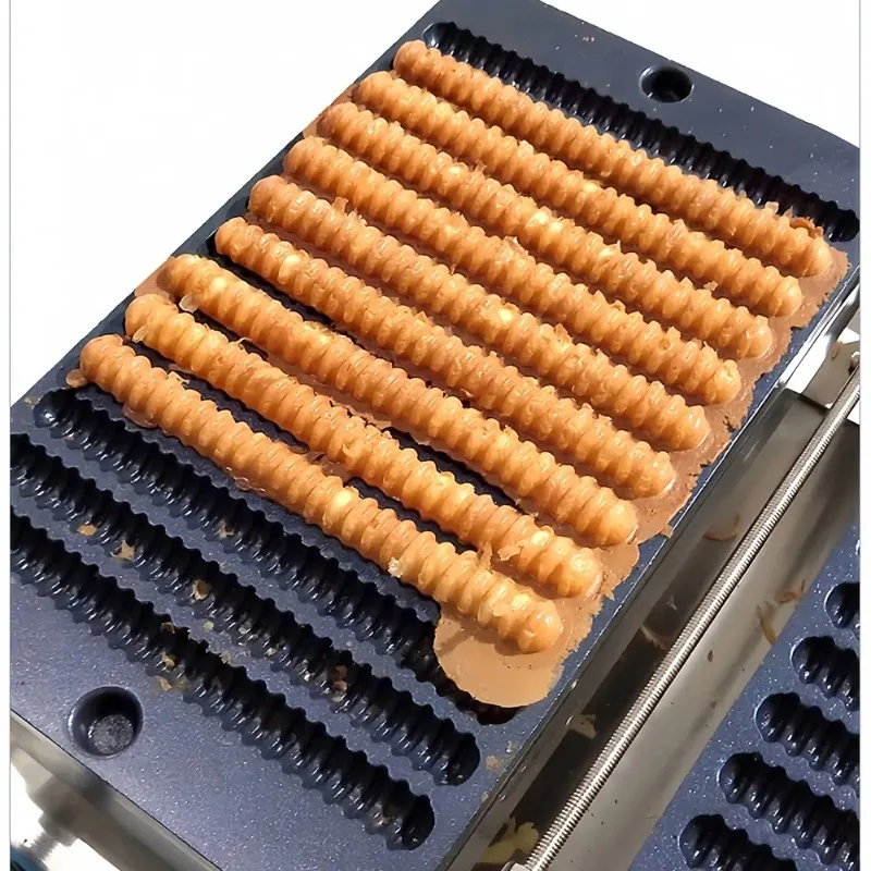 Electric Stick Waffle Machine Waffle Maker Long Stick Shape Waffle Making Machine Nonstick Plate Baking Machines Snacks