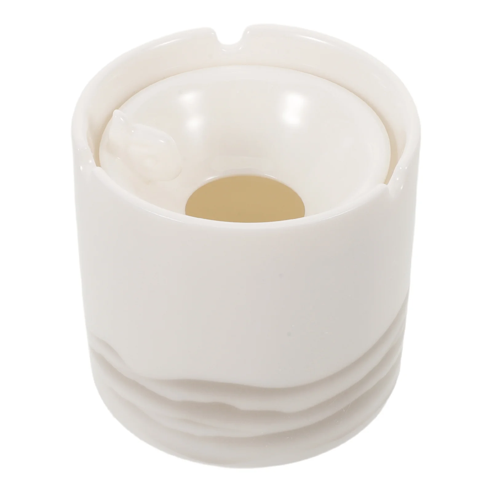 

Ceramic Container Office Accessories Ashtray for Outdoor Use Smoking Accessory Patio Decor