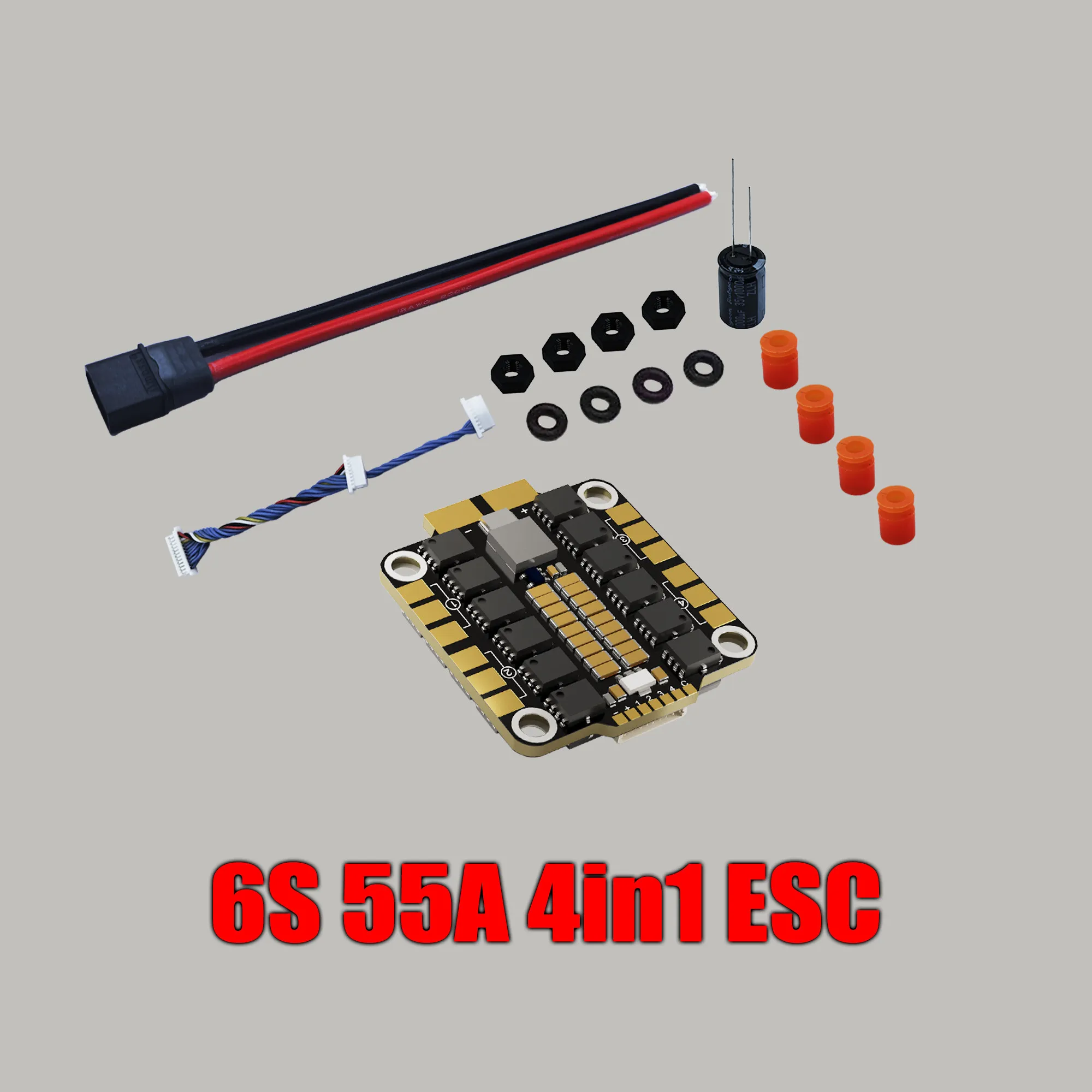 DAKEFPV H743 FC ESC Combo STM32H743 Flight Controller Matching 55A/60A/70A 4in1 ESC Flight Stack DIY FPV Drone Accessories