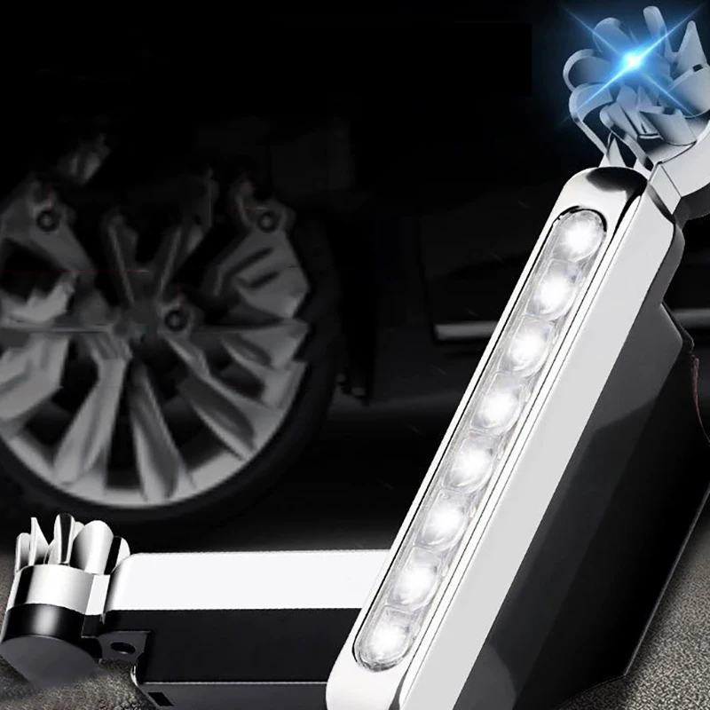 Car LED Headlights Wind Driven Fan Floodlight High Brightness Auxiliary Lighting for Urban Roads