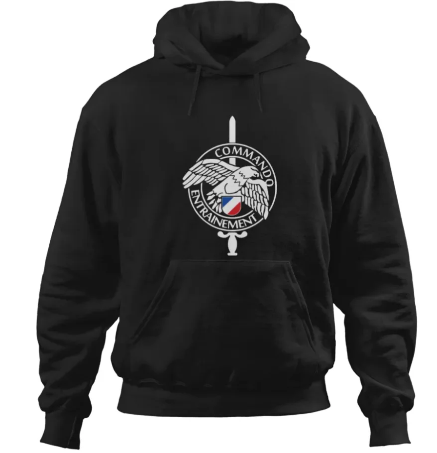 Entrainement Commando French Army Military Men Hoodie Sweatshirts