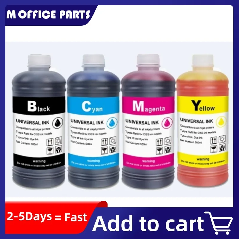 250ML/Bottle Black ink Dye Ink Refill Kit For Canon PG510 CL511 PG 540 545 445 440 CL 541 546 XL Printer Inkjet Cartridge Tank