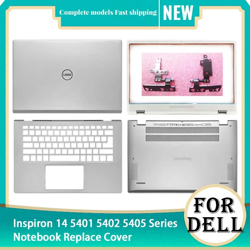 

Оригинальный чехол для ноутбука Dell Inspiron 14 5401 5402 5405, задняя крышка ЖК-дисплея, передняя панель, петли, упор для рук, нижняя нижняя часть корпуса 14,0 дюйма