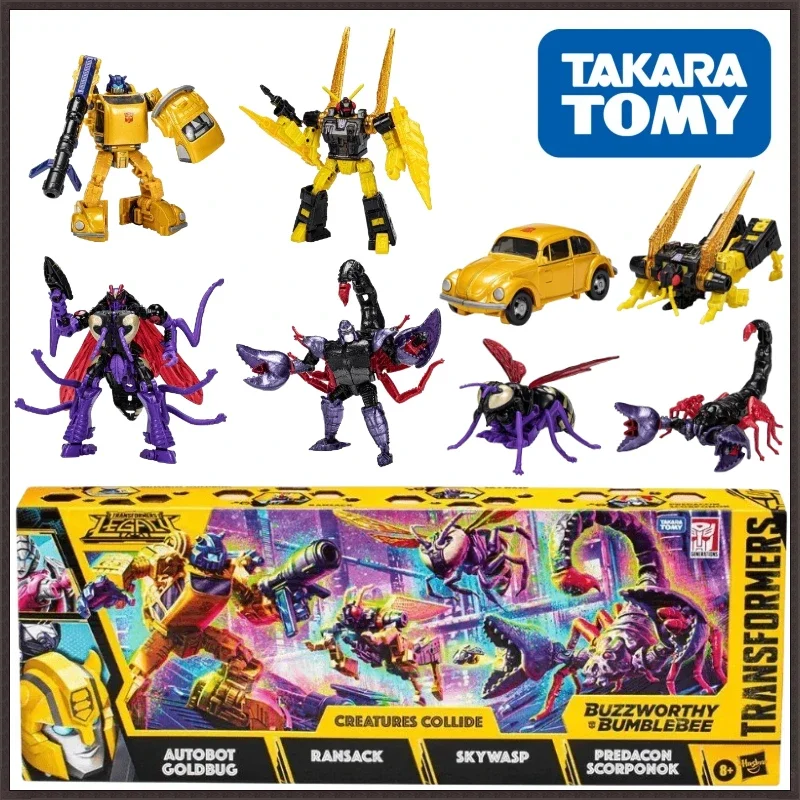 W magazynie Takara Tomy Transformers G Series Legendary BB Limited Species Collision Model figurki Anime Action Deformation Robot