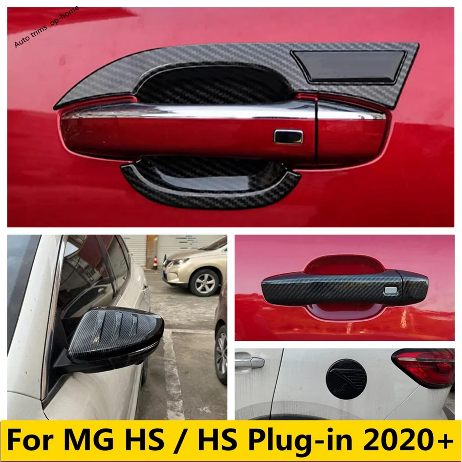 

Door Handle Clasing Catch Bowl Decor Frame Oil Gas Protector Cap Cover Trim For MG HS / HS Plug-in 2020 - 2024 Car Accessories